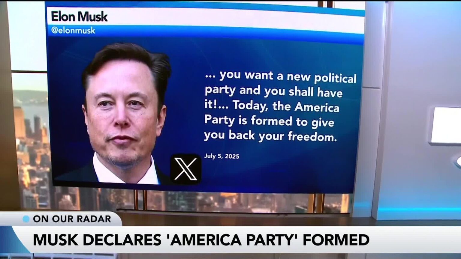 Elon Musk Announces Plans to Launch a New Political Party – news-usa.info