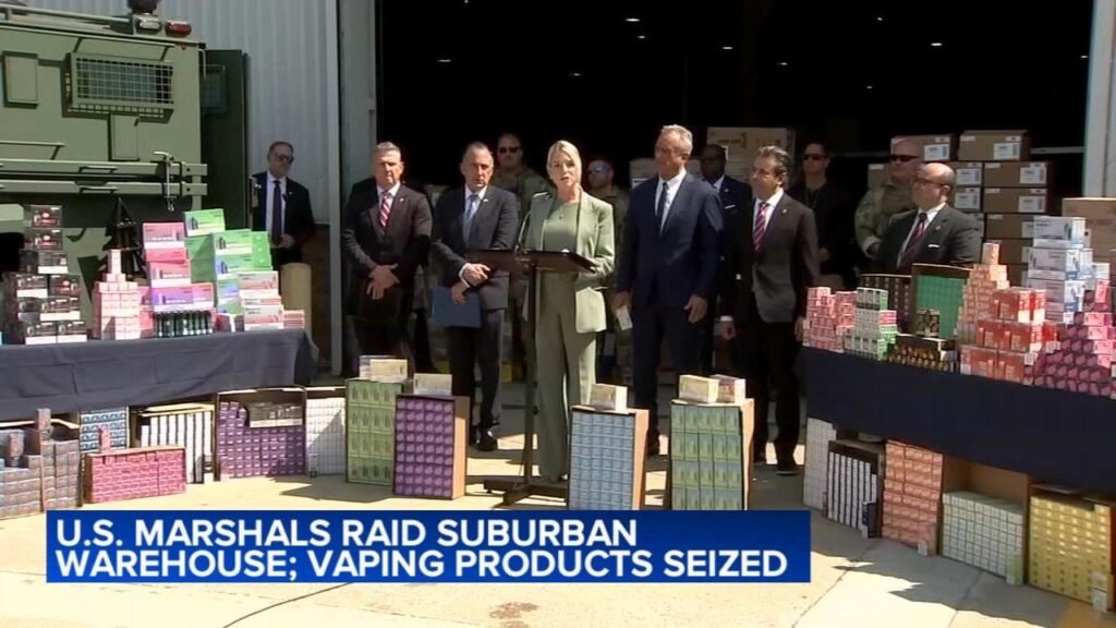 Bondi and Kennedy Launch Major Crackdown on Illicit Vape Sales in Chicago – chicago365.info
