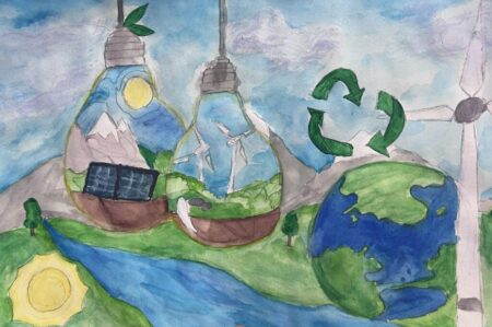 Earth Day 2025: Stunning Student Artwork Transforms the Globe-Shaped Sphere in Las Vegas – las-vegas365.info