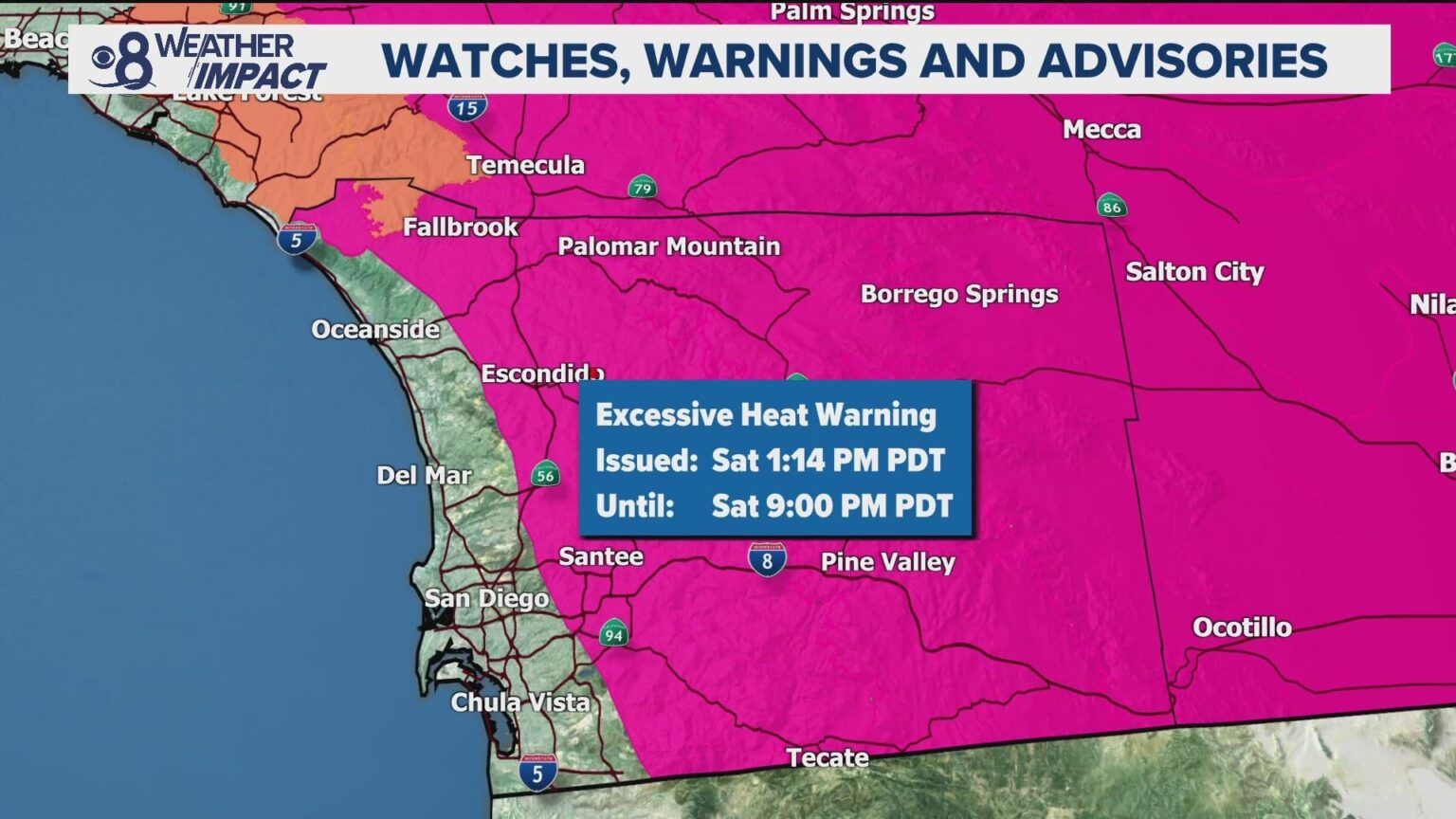 Scorching Summer Ahead: Heat Advisory Declared for San Diego County – sandiego365.info