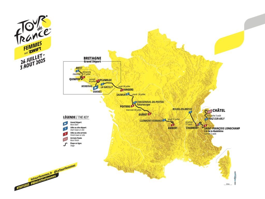 Tour de France Femmes 2025 Set to Be the Most Mountainous Edition Ever – news-france.info