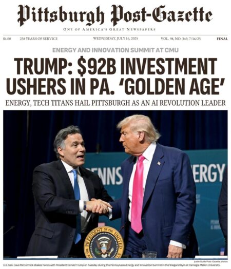 Trump and Sen. Dave McCormick to Unveil $70 Billion Energy Investment Boost for Pennsylvania – philadelphia365.info
