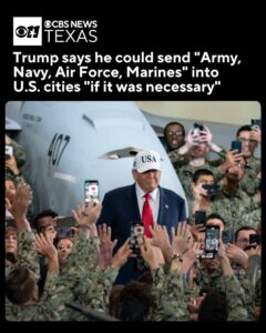 Trump Vows to Deploy Forces Beyond the National Guard to U.S. Cities – news-usa.info